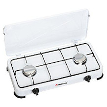 FireFriend Doppel-Brenner-Gasgrill