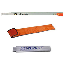 DEWEPRO Teleskopmessstab