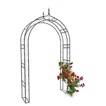 Relaxdays Metall-Rosenbogen