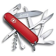 3Dglas Taschenmesser mit Gravur