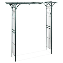 Relaxdays Metall-Rosenbogen