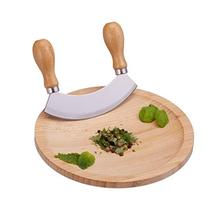 Relaxdays Wiegemesser mit Brett