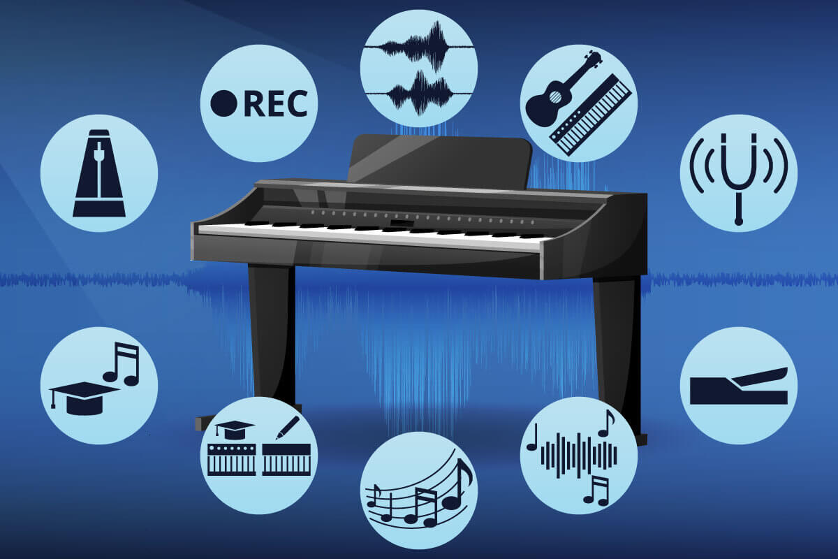 Funktionen E-Piano