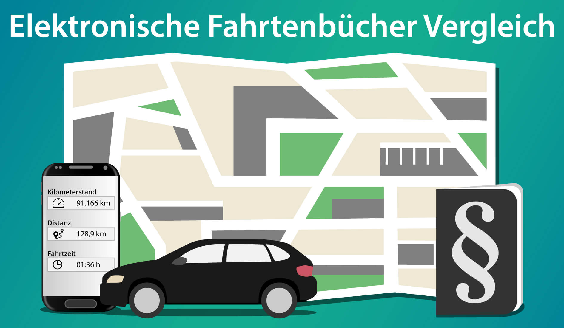 Die besten elektronischen FahrtenbĂŒcher im Vergleich