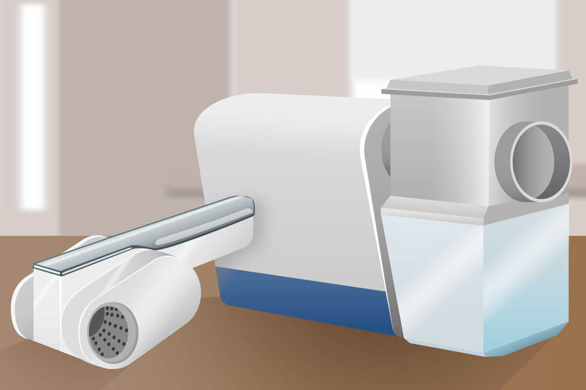 E-Reibe mit Handhalterung und Standfuss