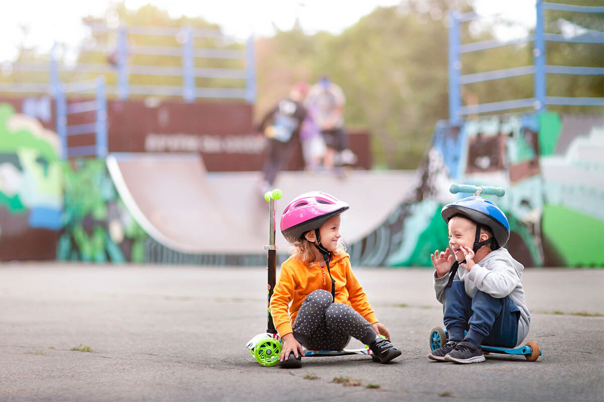 kinder roller helm