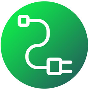rasentrimmer mit kabel icon