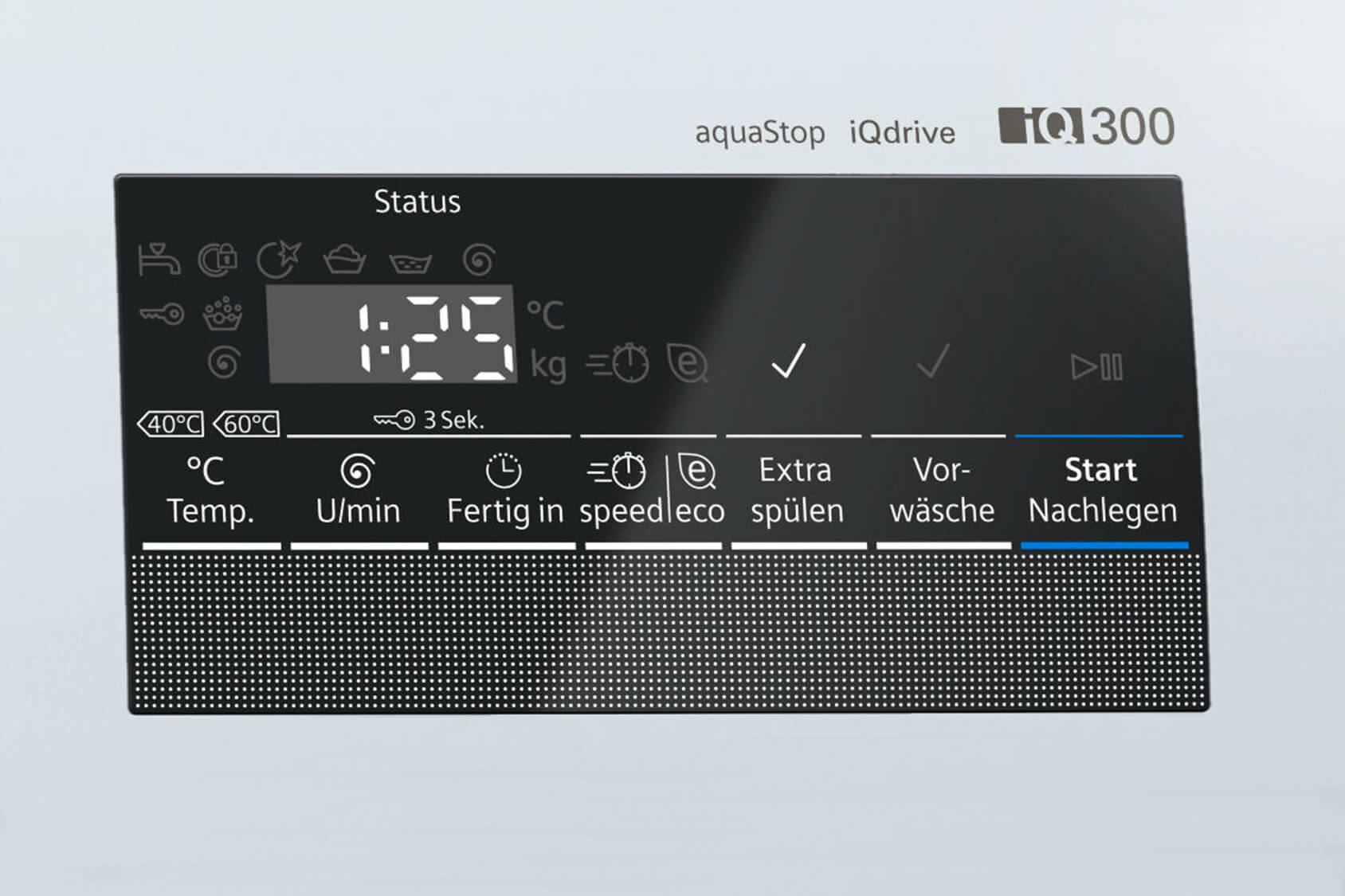 siemens waschmaschinen display schleuderdrehzahl
