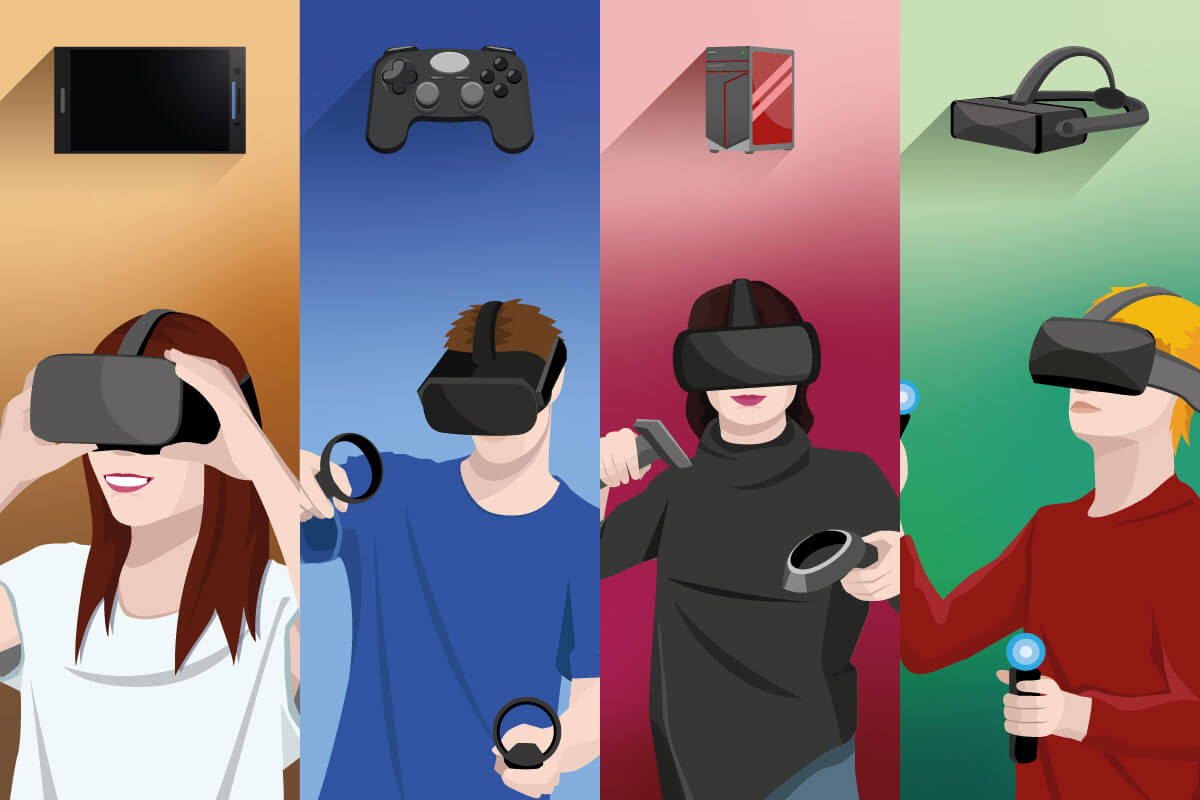 VR-Brillen Typen